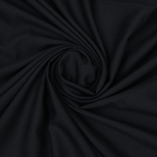 Royal Black | Blended | un-stitched | Wash and Wear