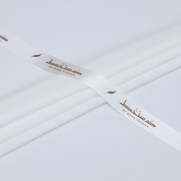 Pure Pearl White | Blended | un-stitched | Wash and wear